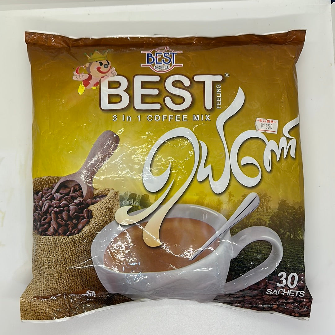 Best ရှယ်ကော် 3in1 Coffee Mix (30 sachets)