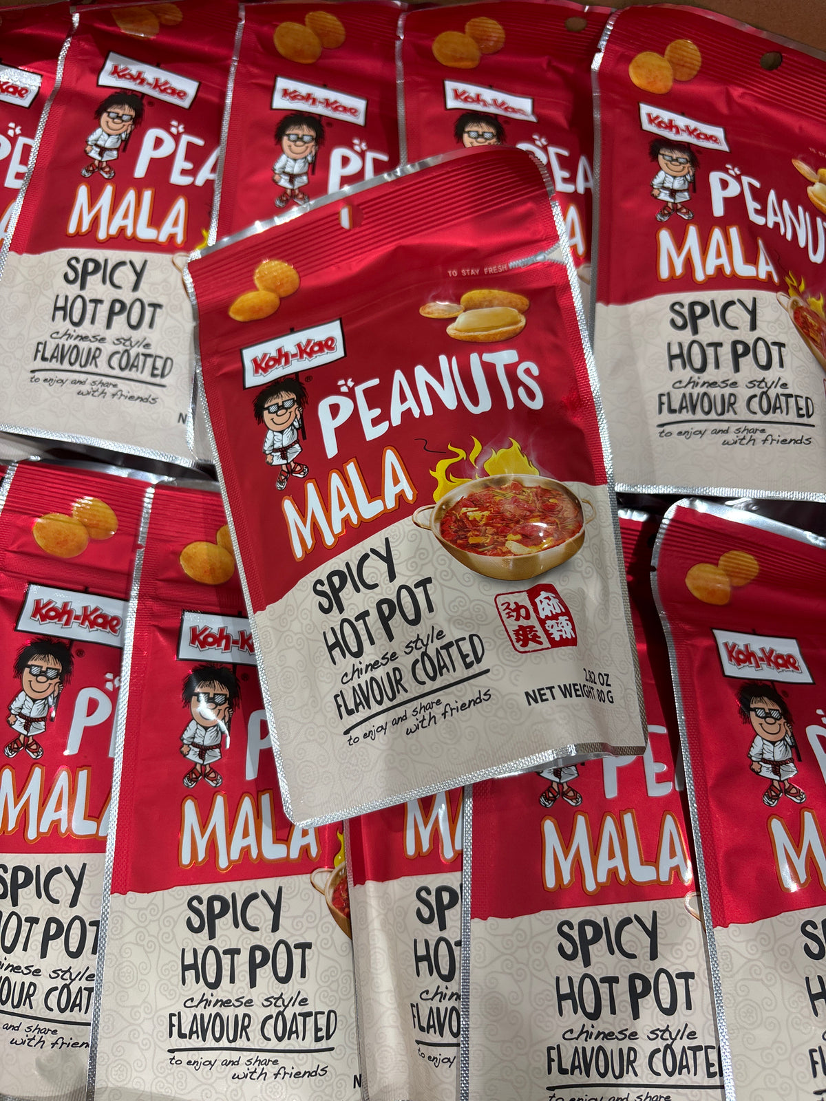 Koh-Kae Peanuts MalaSpicy HotPot Falvour Coated Peanuts