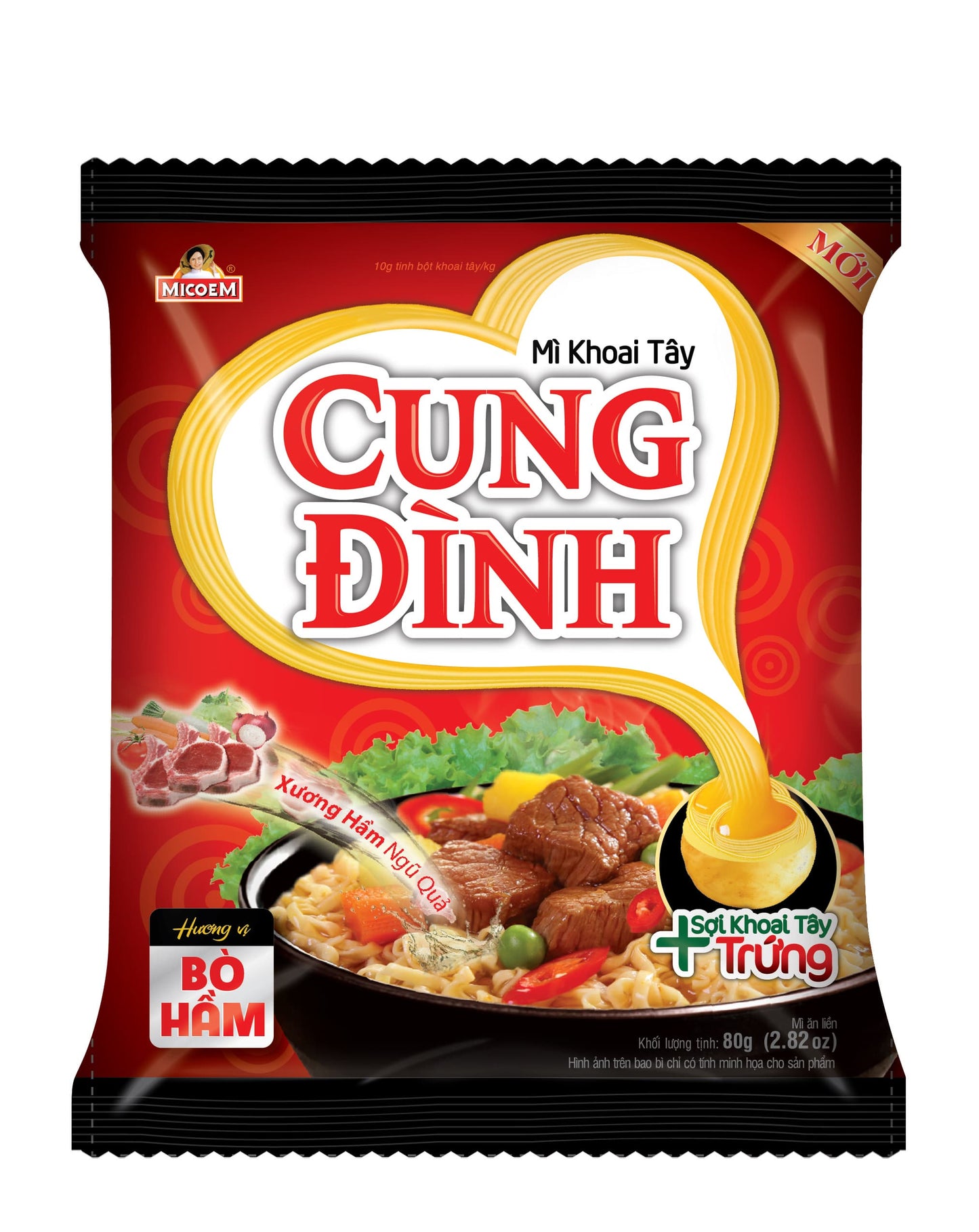 CUNG DINH Bo Ham Instant Noodle