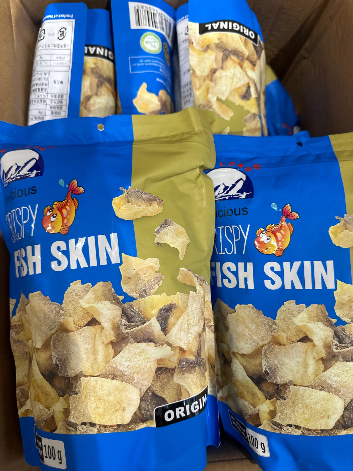 Fish Skin (Original) クリスピーフィッシュスキンプレーン ငါးအရေခွံကြော်