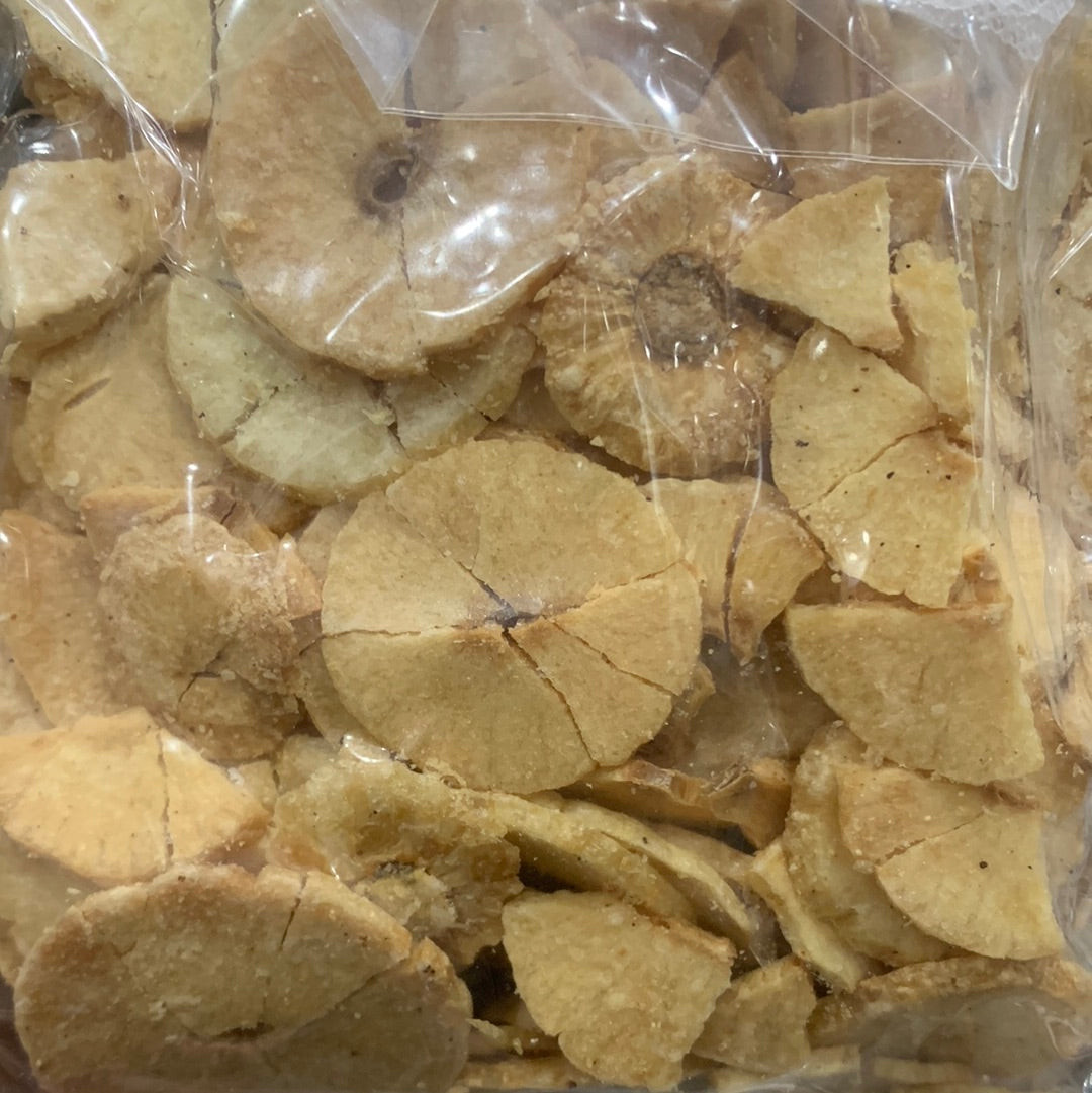 111 ကြက်သွန်ဖြူကြော် ဒင်္ဂါးပြား ၁၀သား