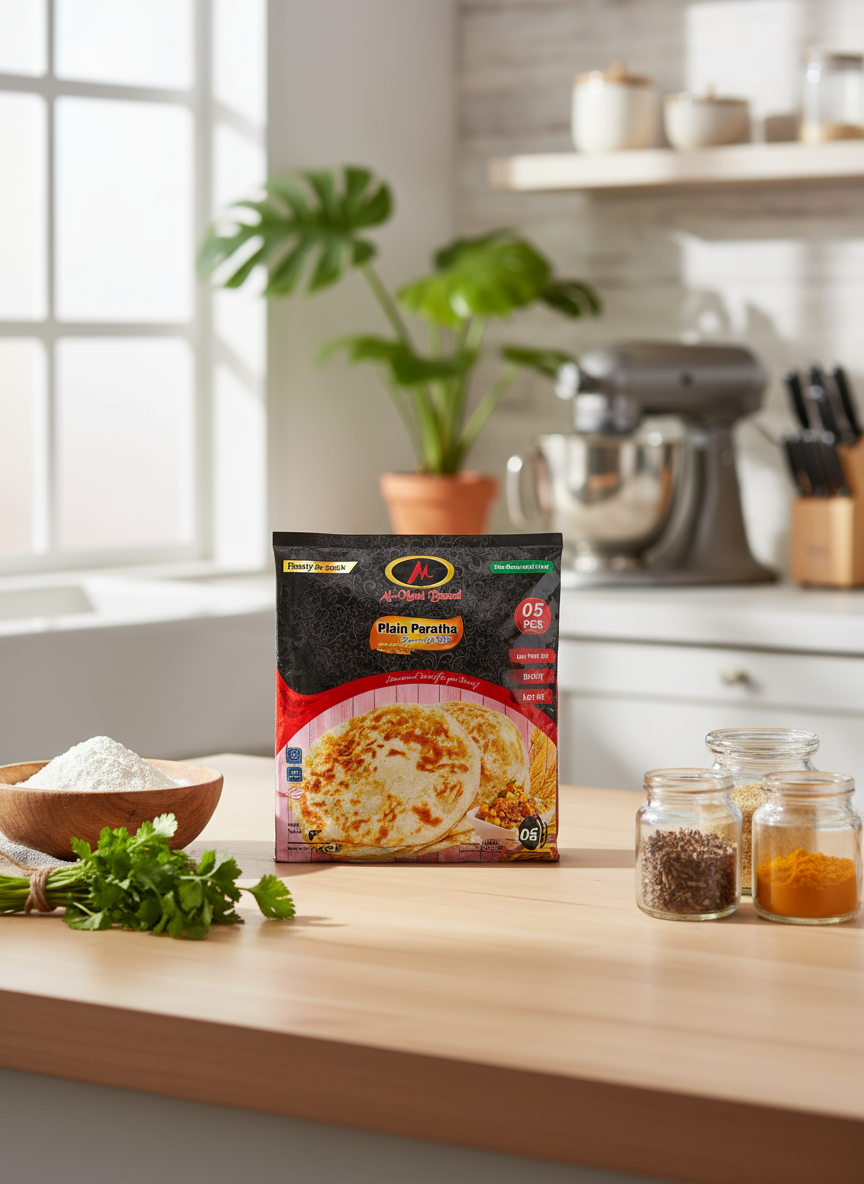 AlMani Plain Paratha ပလာတာ (5pcs)