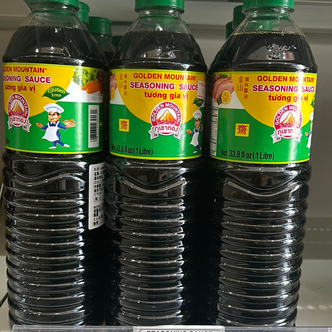 Seasoning Sauce ပဲငံပြာရည်အကြည် (1L) ဘူးကြီး