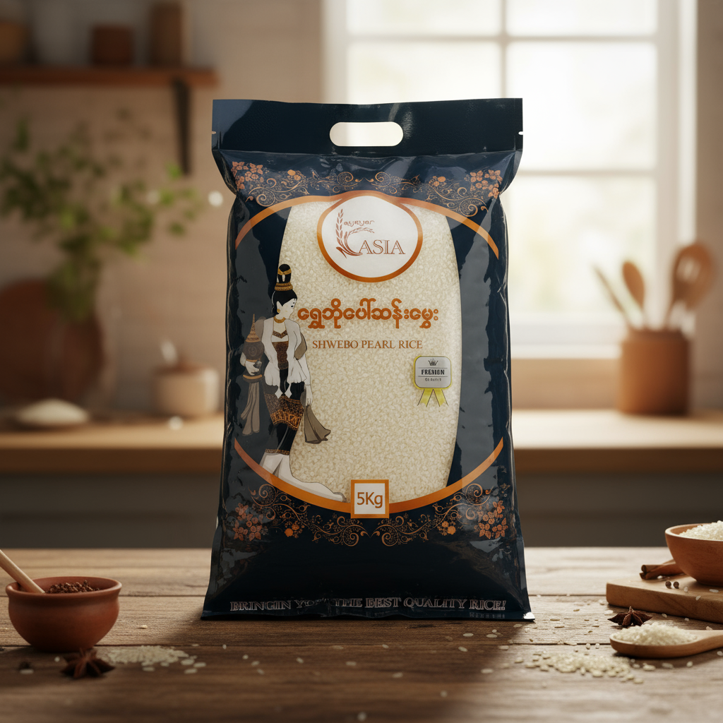 ရွှေဘိုပေါ်ဆန်းမွှေး (5kg)