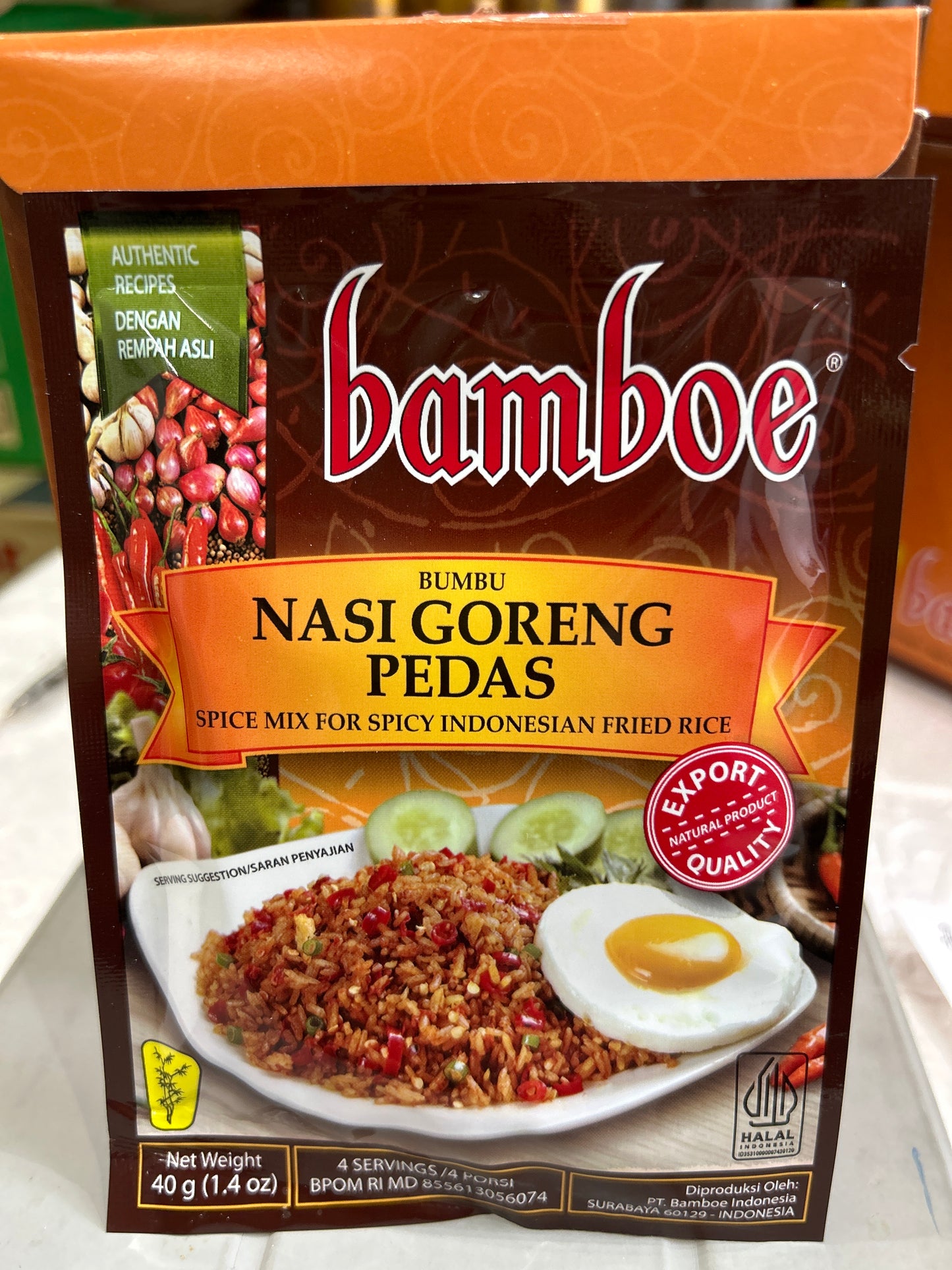 bamboe NASI GORENG PEDAS