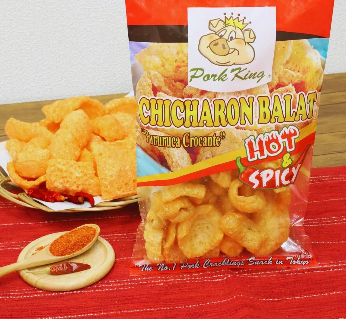 Pork King BALAT ဝက်ခေါက်ကြော် Hot & Spicy (60g)