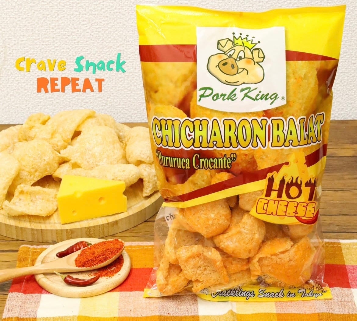 Pork King BALAT ဝက်ခေါက်ကြော် Hot Cheese (60g)