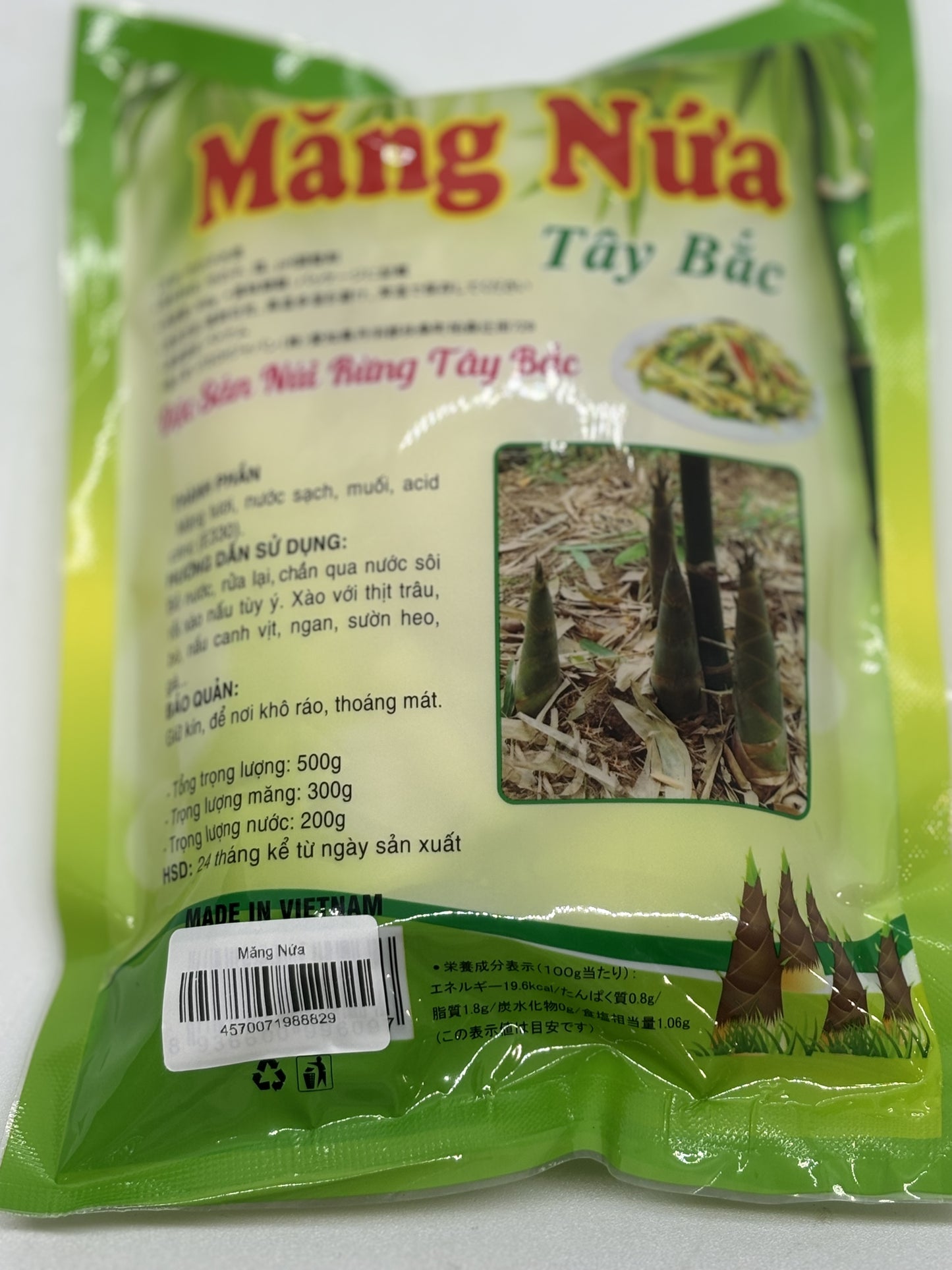 MANG NUA Fresh Bamboo Shoot Tips (500g)