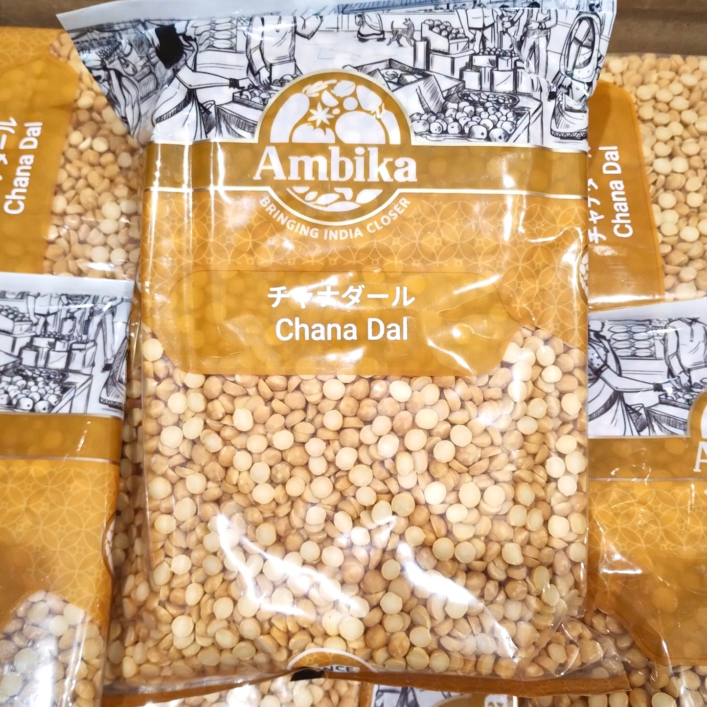 Ambika Chana Dal チャナ豆 ကုလားပဲ (1kg)