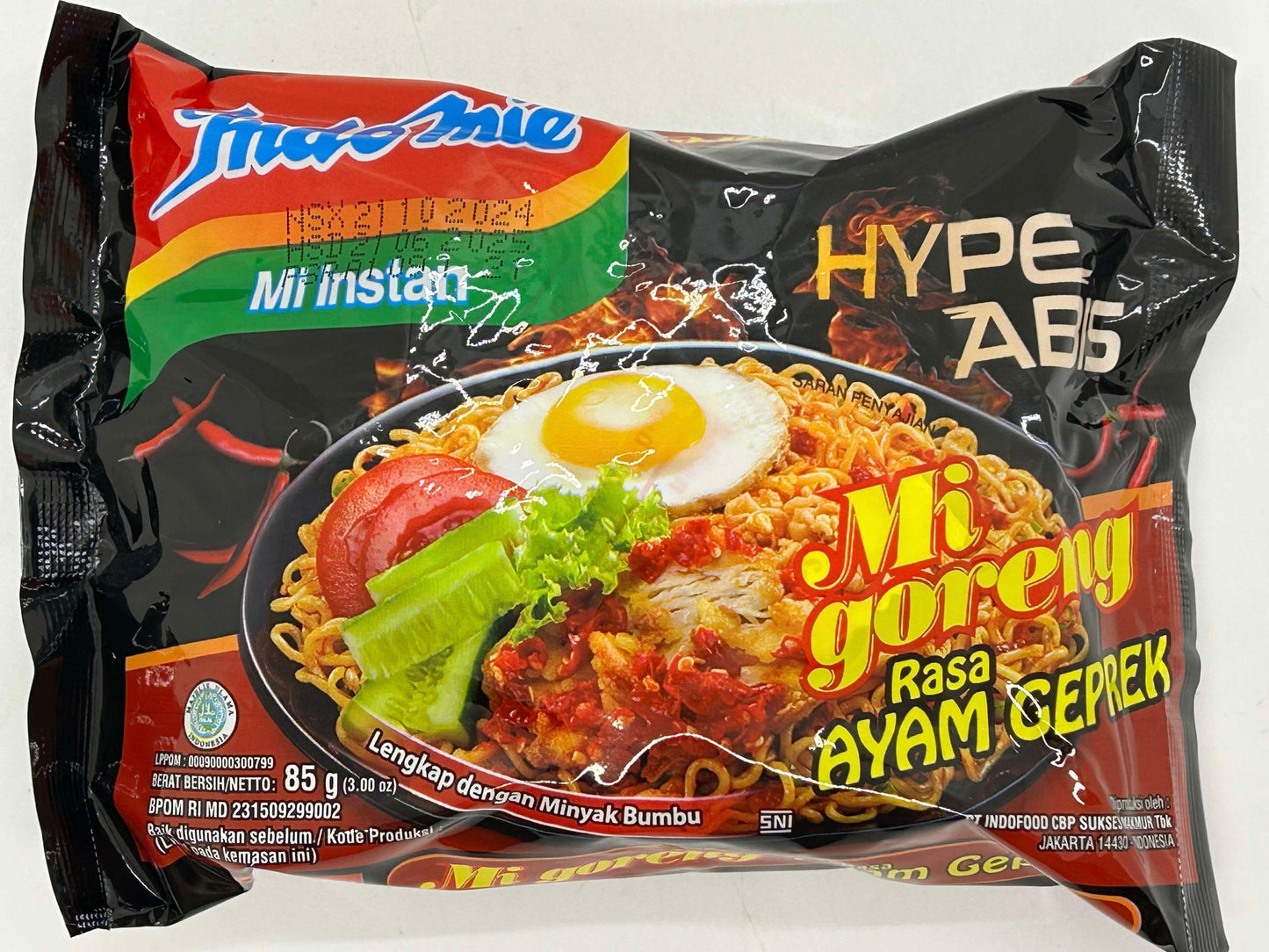 Indomie mi goreng rasa ayam geprek