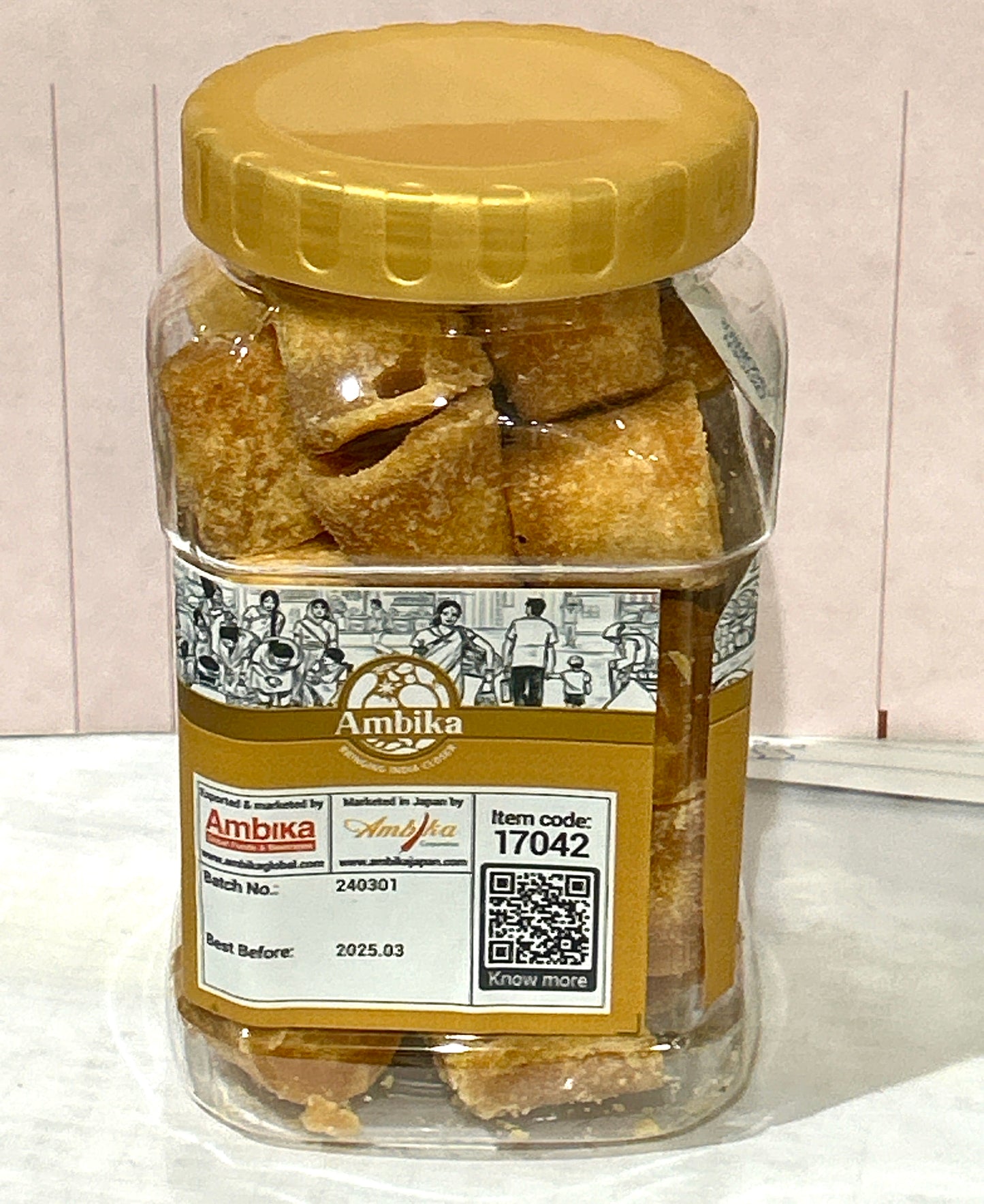 Ambika ကြံထန်းလျက် Natural Jaggery Cubes (500g)