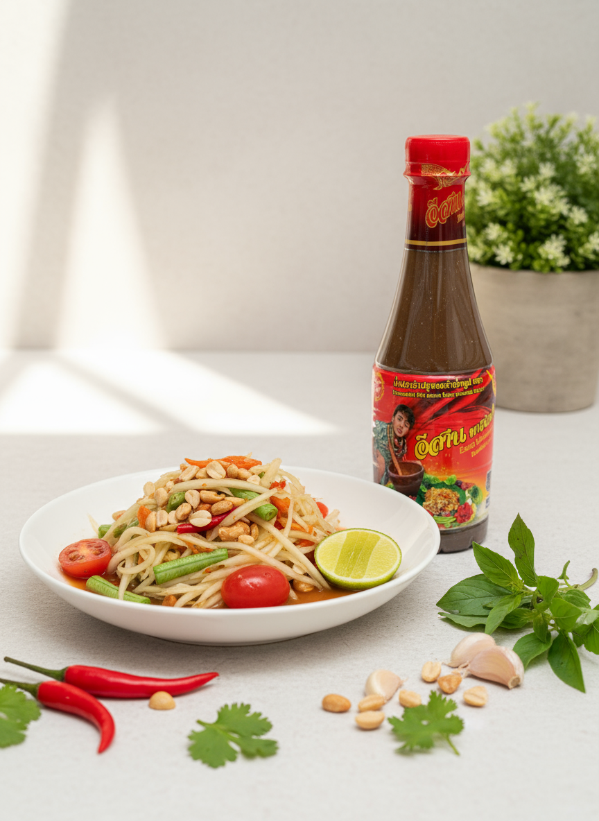 Esan Phasuab Fermented Fish Sauce (350ml)