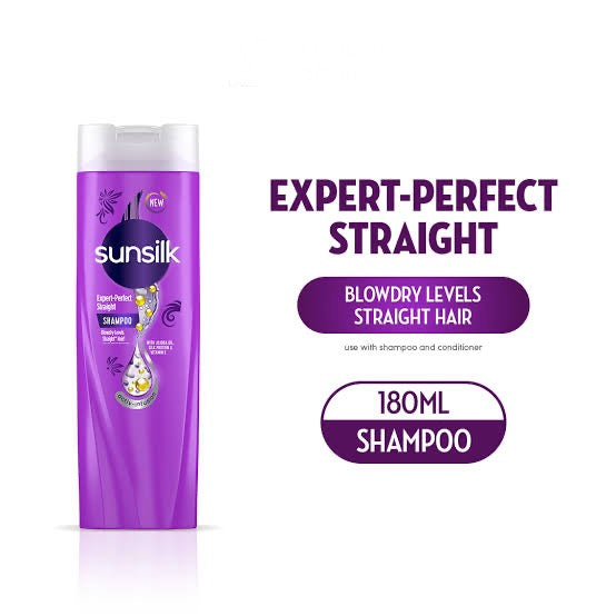 Sunsilk Shampoo Expert Perfect Straight (ခရမ်းရောင်)