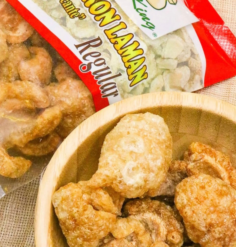 Pork King LAMAN ဝက်ဆီဖတ်ကြော် အချို Regular (60g)