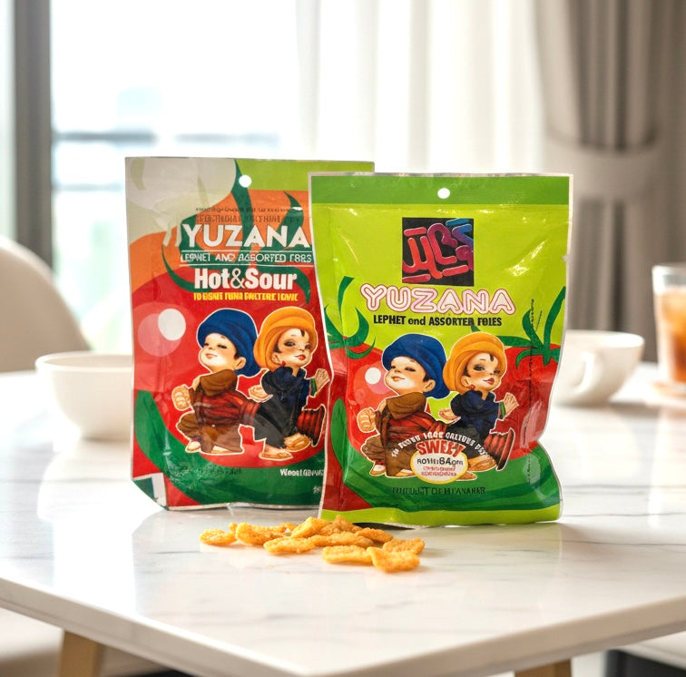 ယုဇန လက်ဖက်နှင့်အကြော် (အစပ်)