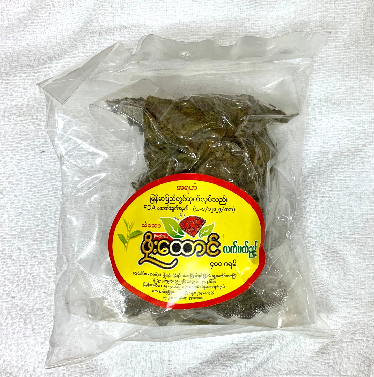 ဖိုးထောင် လက်ဖက်ညွန့် (400g) လက်ဖက်အစိမ်း