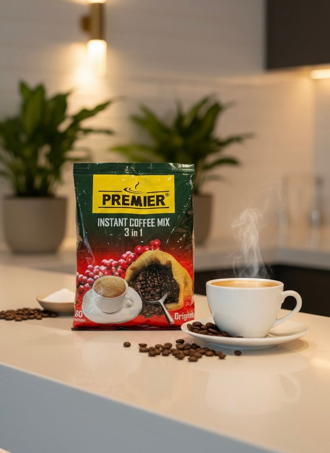 PREMIER 3in1 Instant Coffee Mix (30 sachets) – LION MART