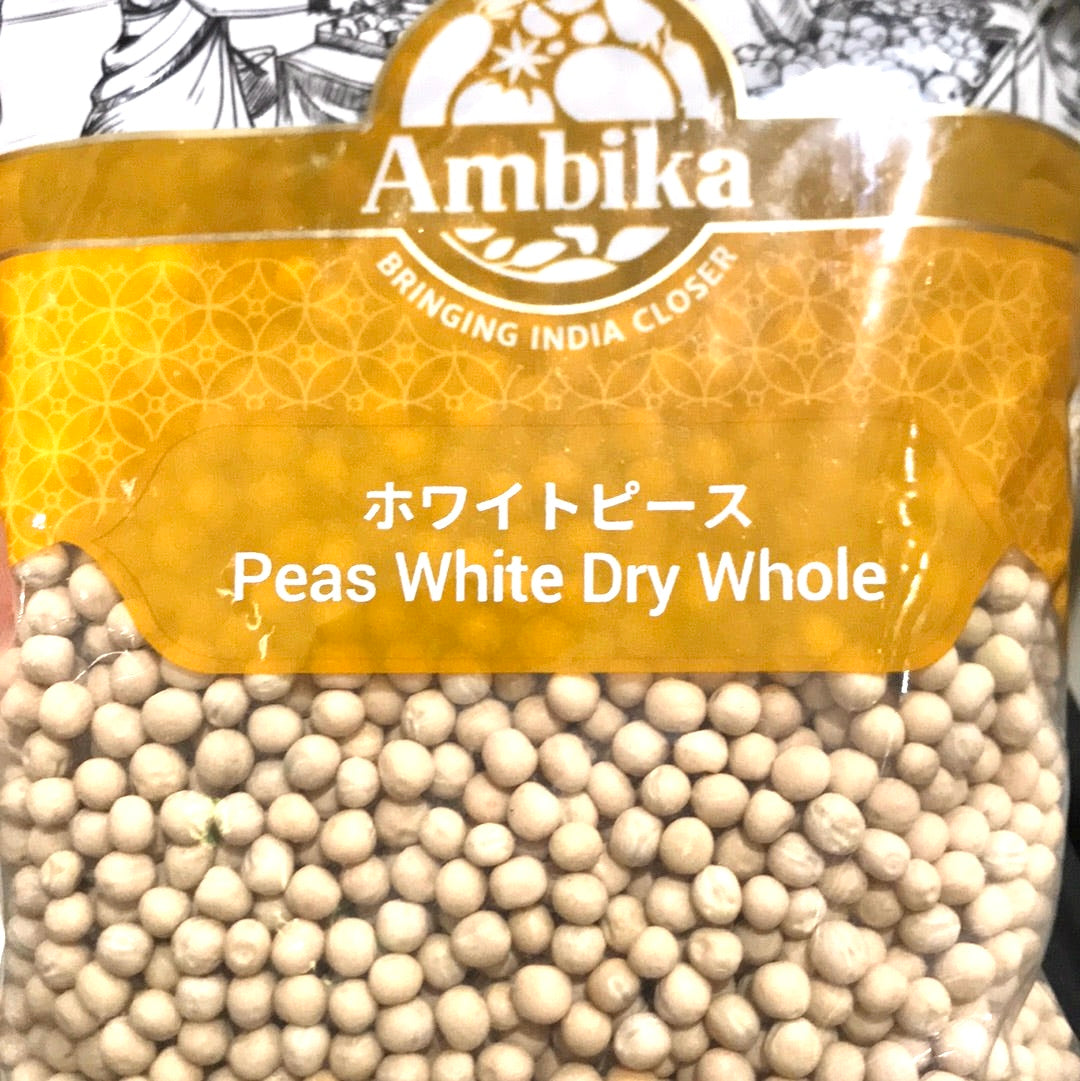 Ambika Peas White Dry Whole (1kg)
