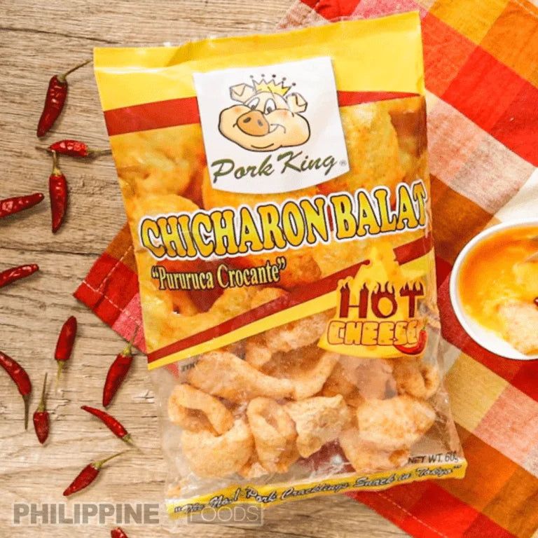 Pork King BALAT ဝက်ခေါက်ကြော် Hot Cheese (60g)