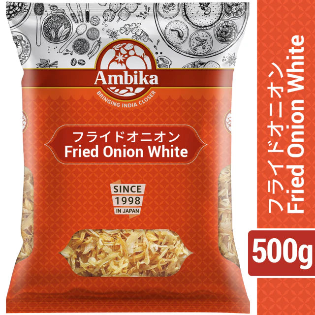 Ambika Fried Onion White ကြက်သွန်နီကြော် (500g)