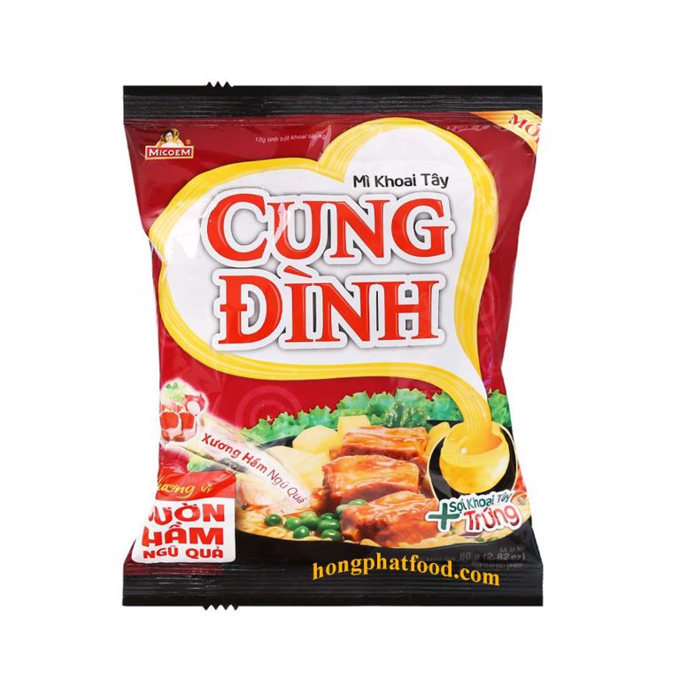 CUNG DINH Suon Ham Ngu Qua Instant Noodle