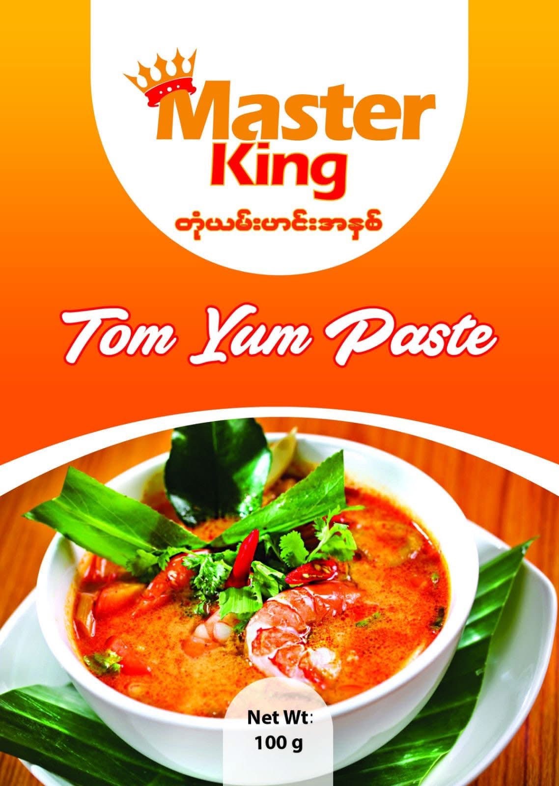 MasterKing တုံယမ်း ဟော့ပေါ့အနှစ် Tom Yum Paste (100g)