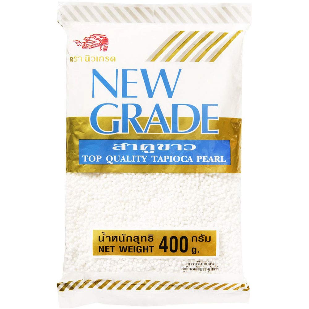 သာကူစေ့အဖြူရောင် Tapioca Pearl タピオカパール(白)