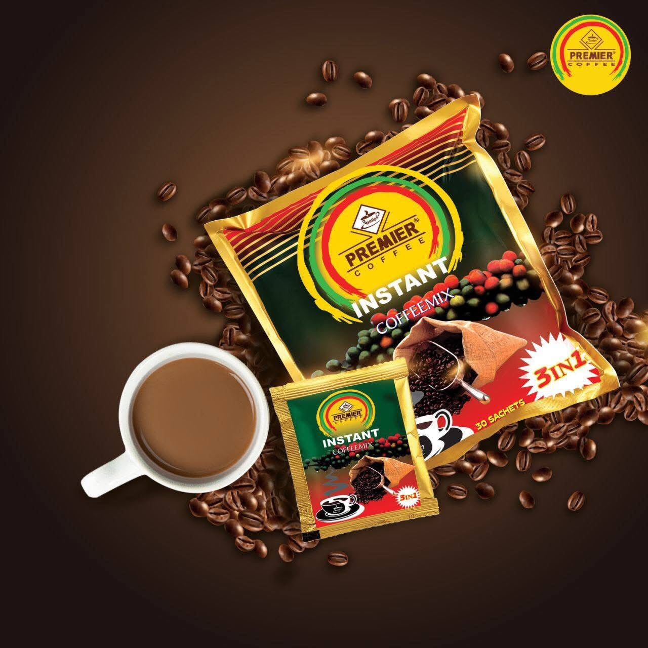 PREMIER 3in1 Instant Coffee Mix (30 sachets)