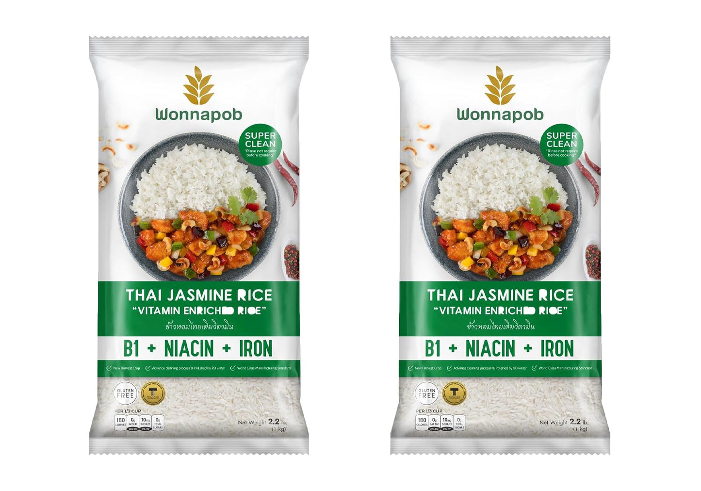 Thai Jasmine Rice WONNAPOB Brand