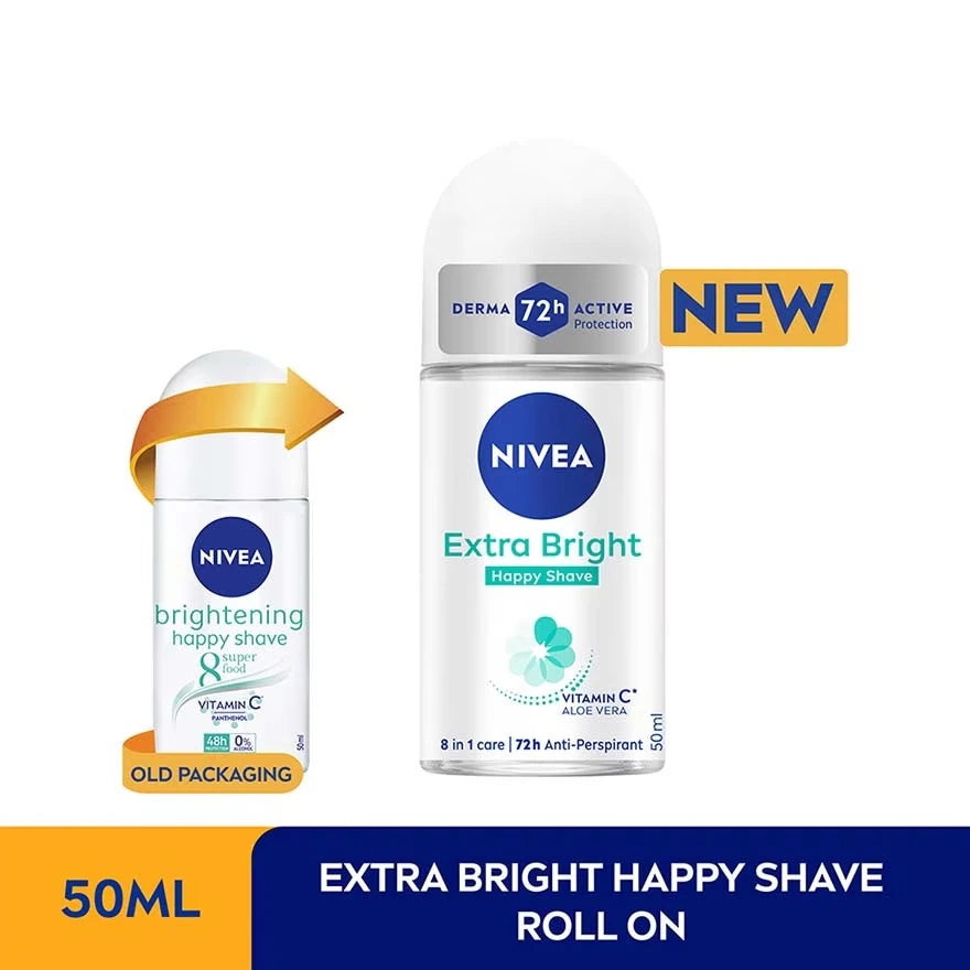 NIVEA Extra Bright Happy Shave (50ml)