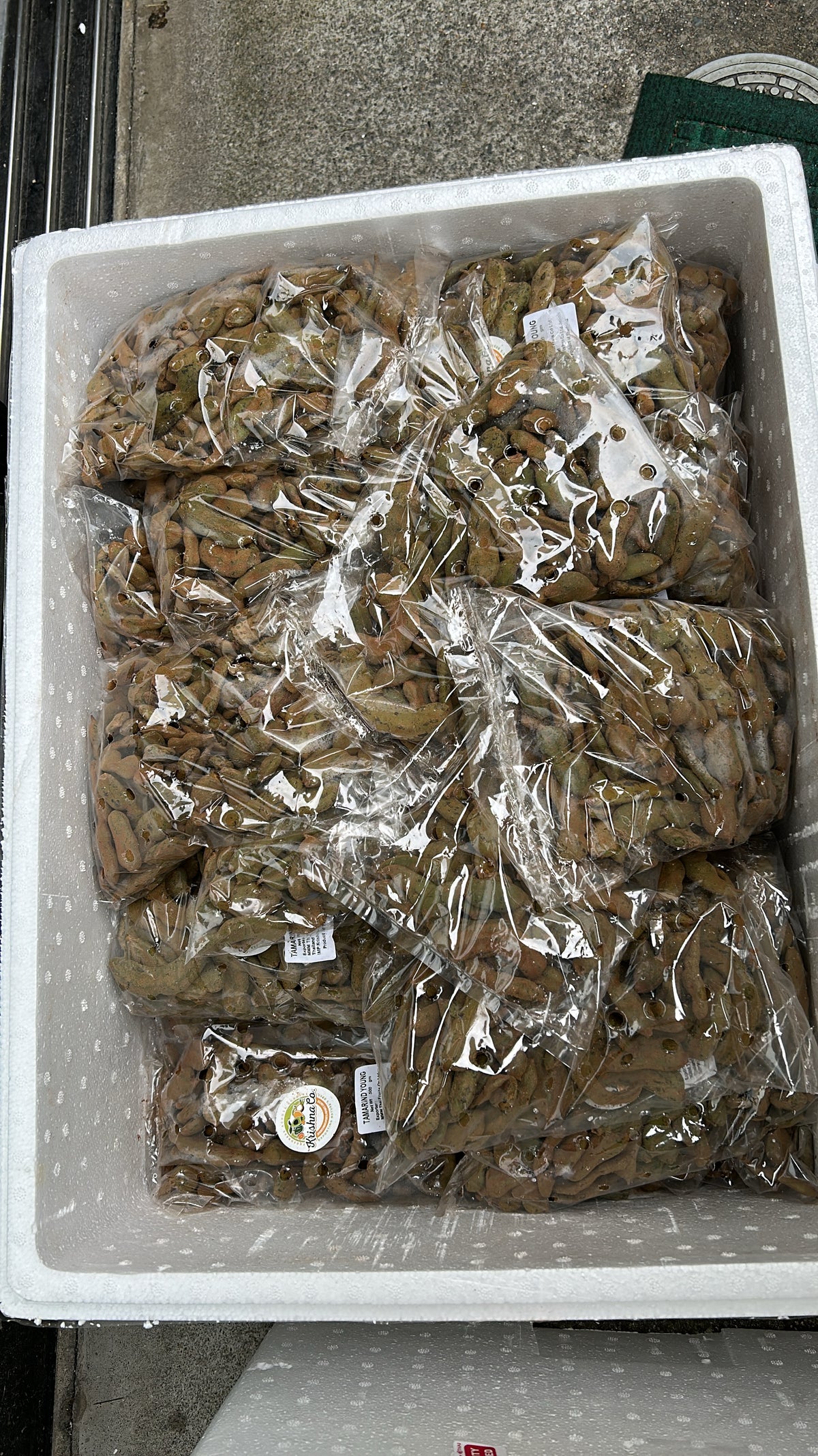 မန်ကျည်းသီးစိမ်း Fresh Tamarind 500g
