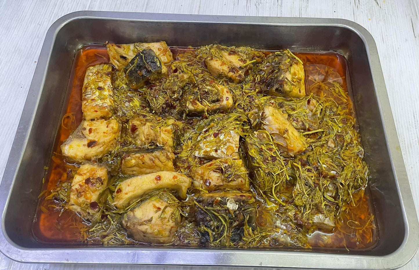 ငါးကြင်းမန်ကျည်းရွက်ကြော် (325g)