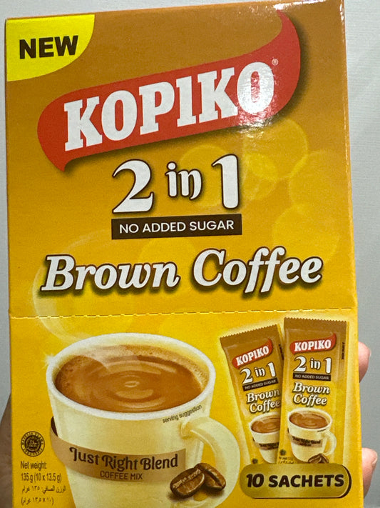 Kopiko 2in1 Coffee Brown (10 sachets)