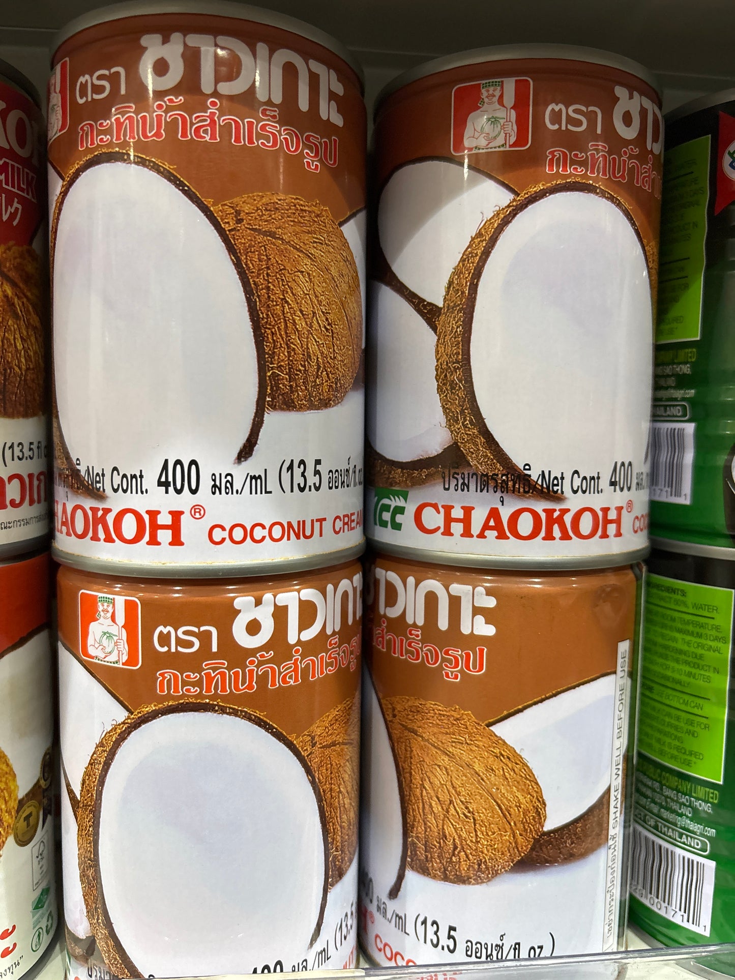 CHAOKOH Coconut Cream (400ml) ココナッツ クリーム