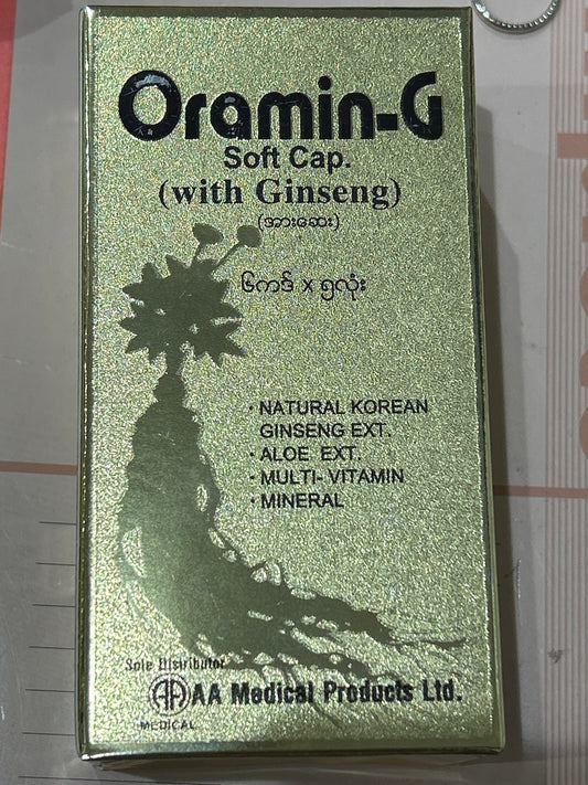 Oramin-G (6ကဒ် x 5လုံး)