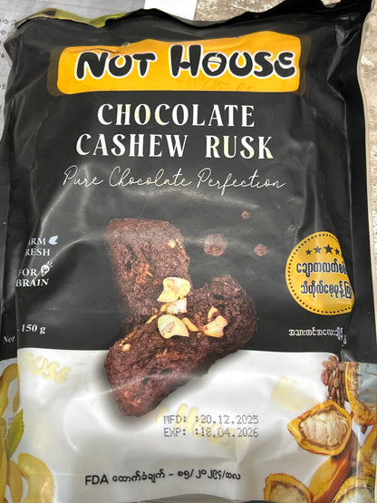 Nut House Chocolate Cashew Rusk
