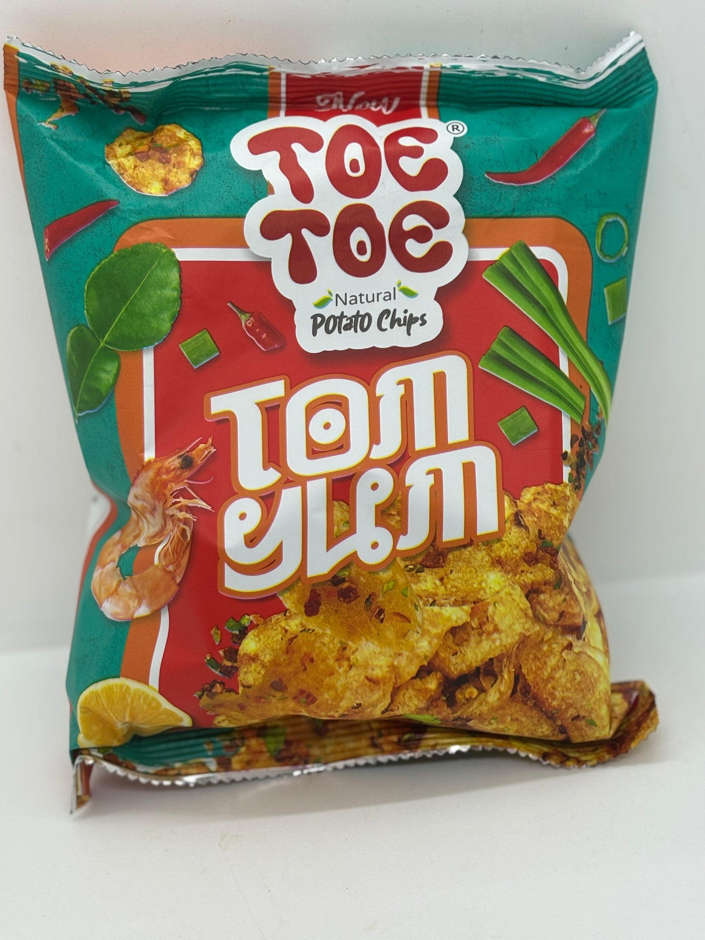 Toe Toe Potatoes Chips TomYum