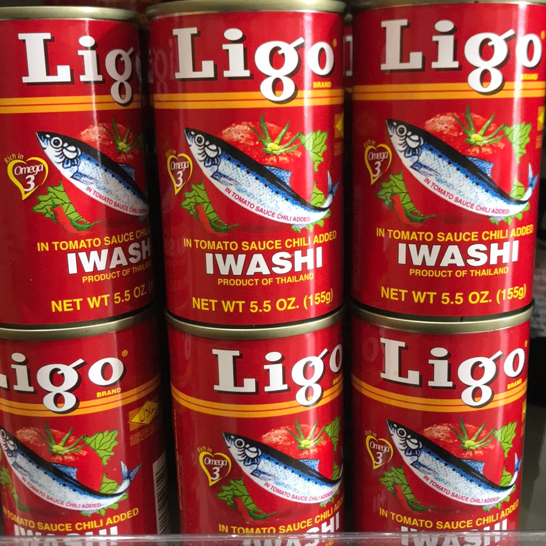 Ligo IWASHI Tomato Sauce Chilli Added 155g