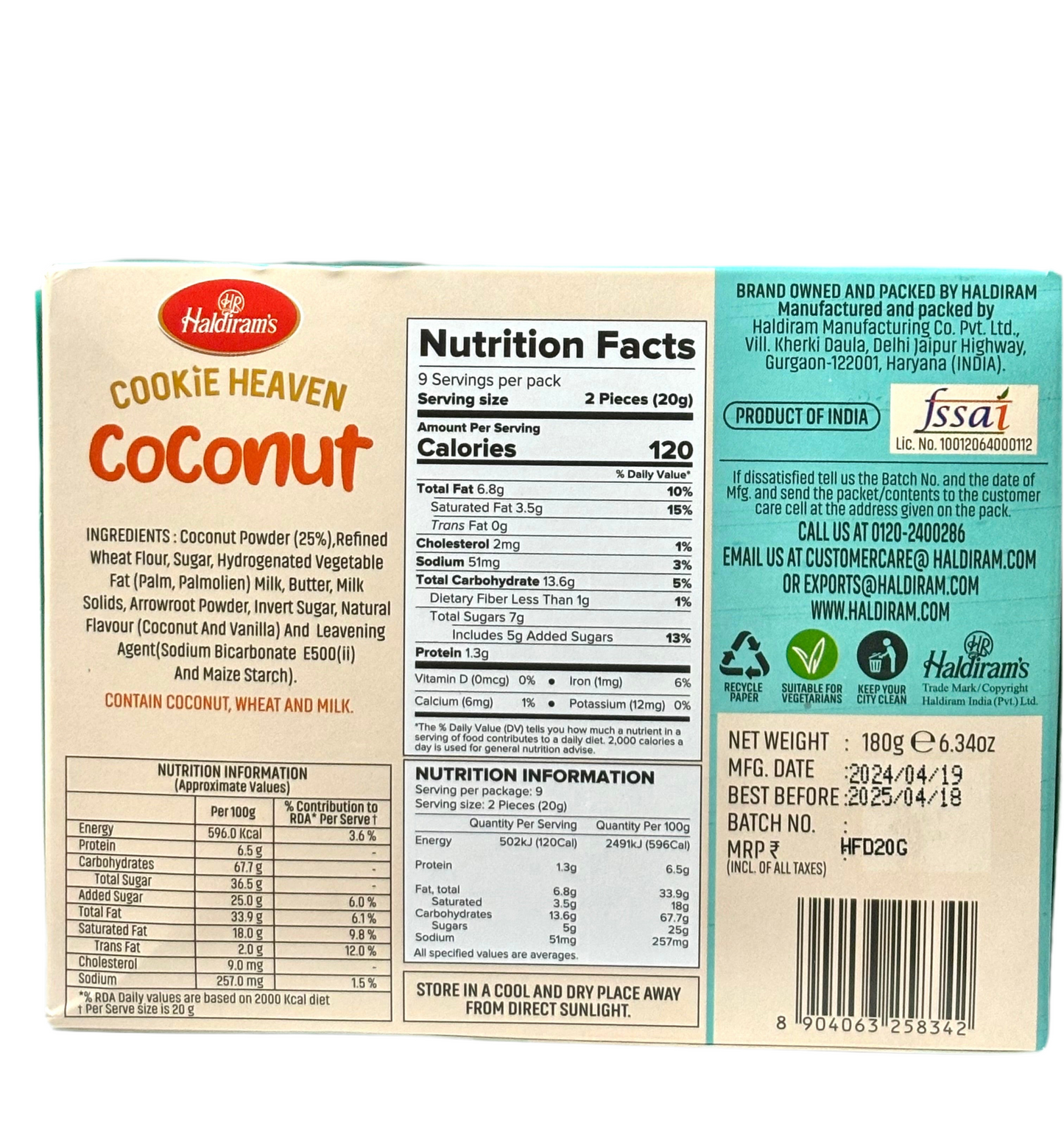 COOKIE HEAVEN Coconut
