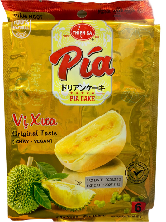 Pia Cake Mung Bean Durian ドリアンケーキ