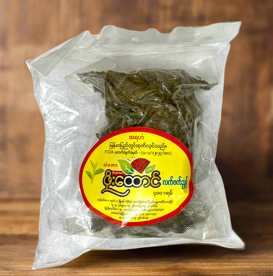 ဖိုးထောင် လက်ဖက်ညွန့် (400g) လက်ဖက်အစိမ်း