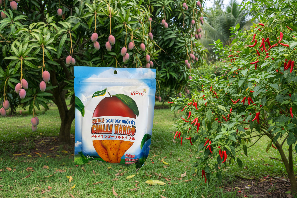 ViPro Dried Chilli Mango (အစပ်)