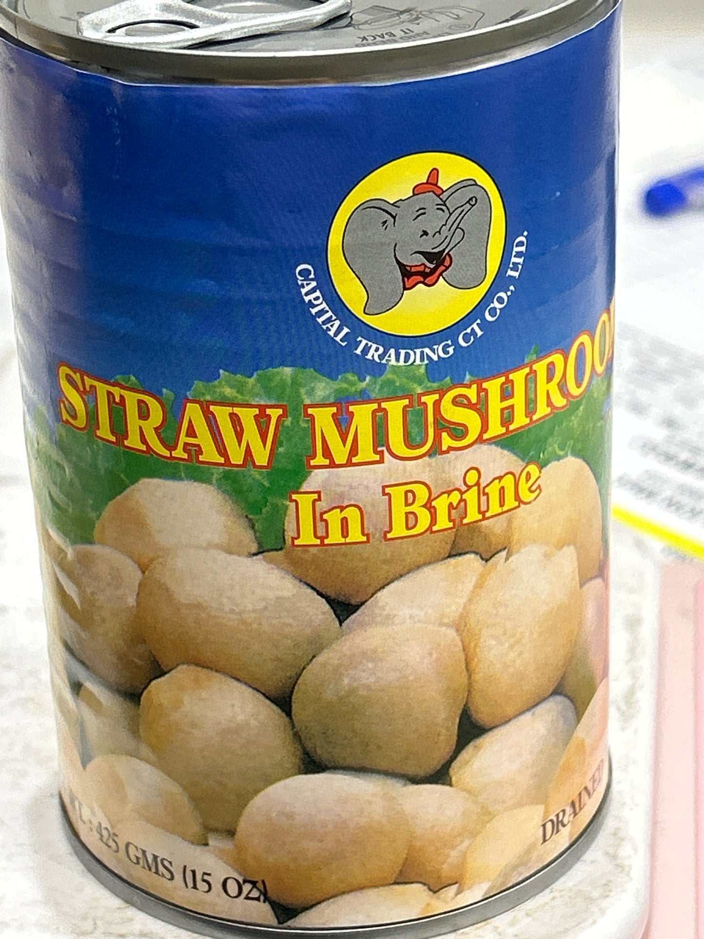 ကောက်ရိုးမှို Straw Mushrooms In Brine