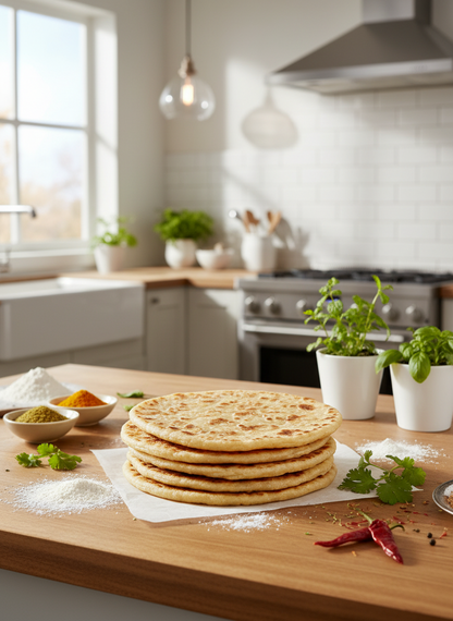 MOZA Plain Paratha ပလာတာ (5pcs)