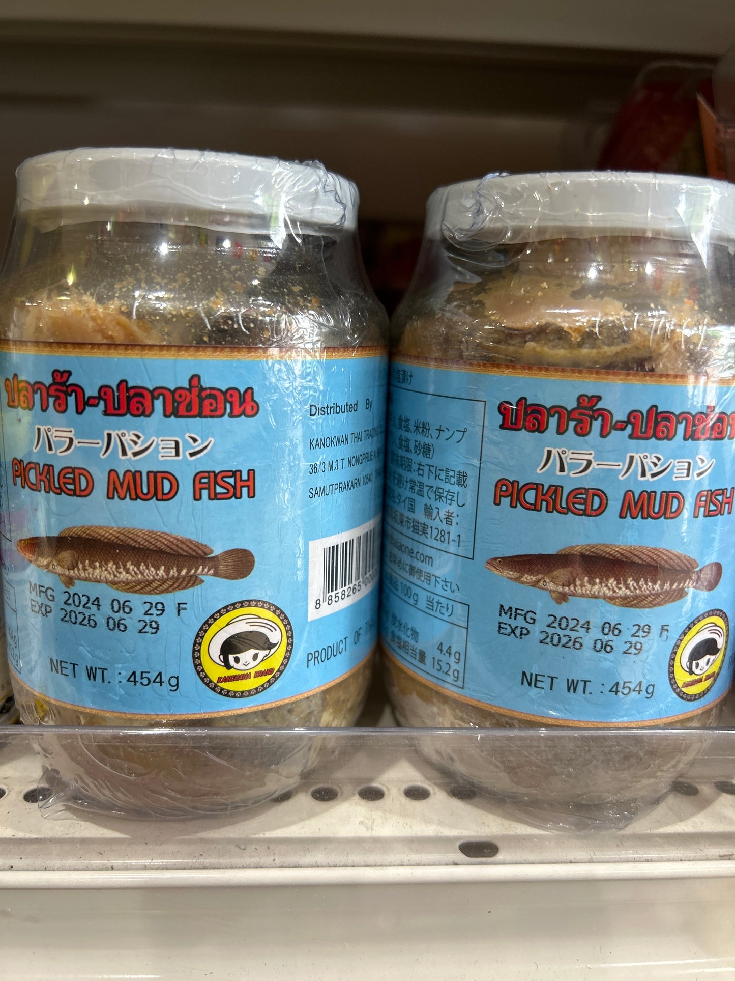 Pickled Mud Fish ငပိကောင် ライギョの塩漬け (454g)