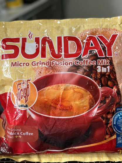 SUNDAY Coffee Mix နှပ်ဖျော် (30 sachets)