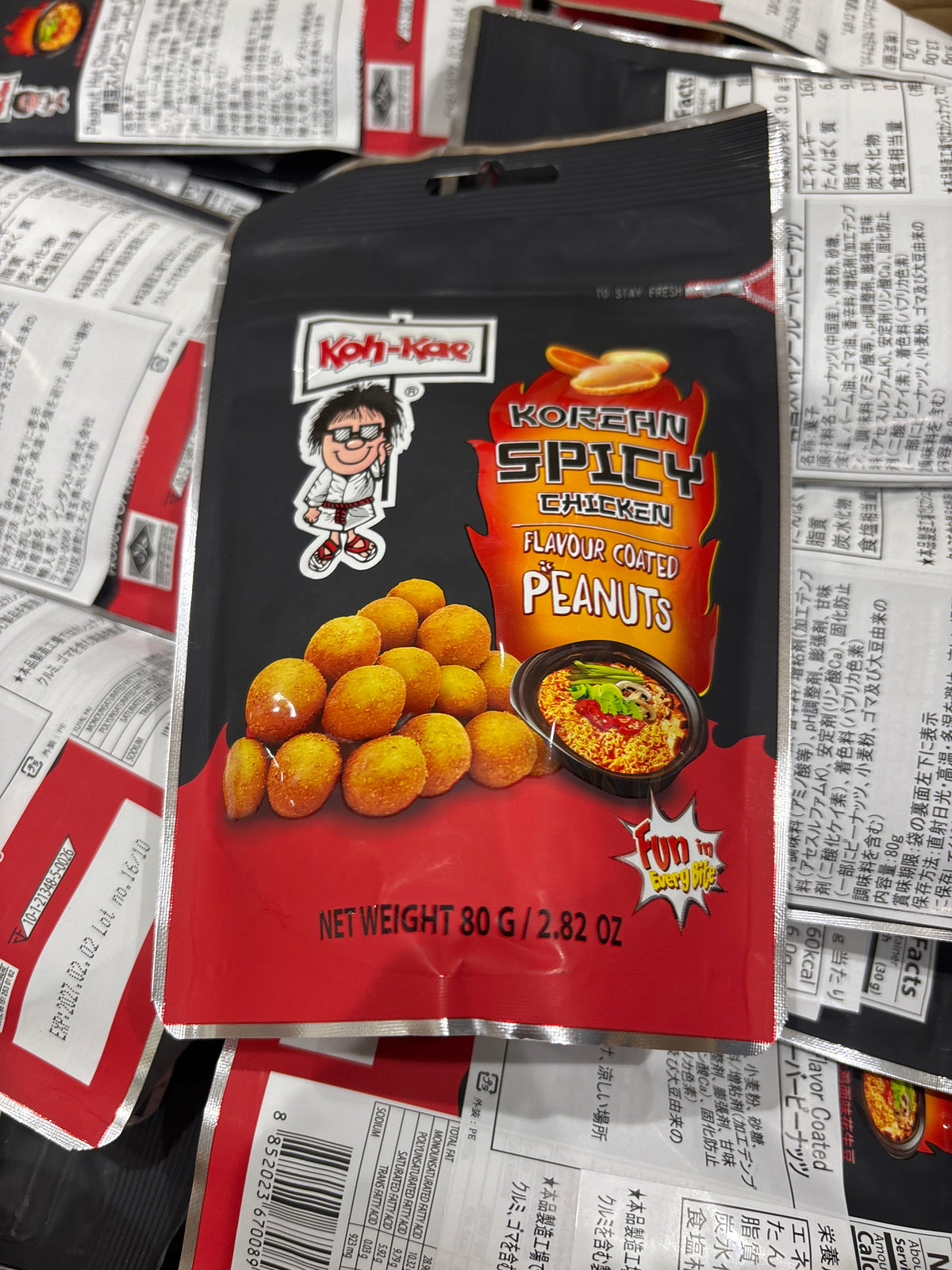 Koh-Kae Korean Spicy Chicken Falvour Coated Peanuts