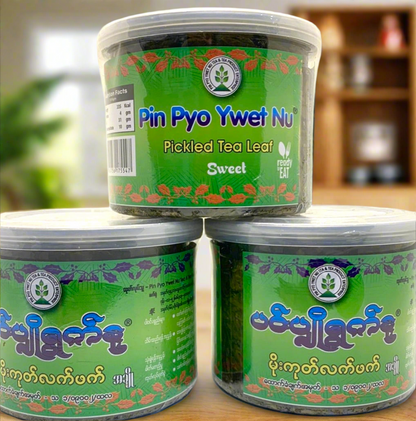 ပင်ပျိုရွက်နု မိုးကုတ်လက်ဖက် (360g)