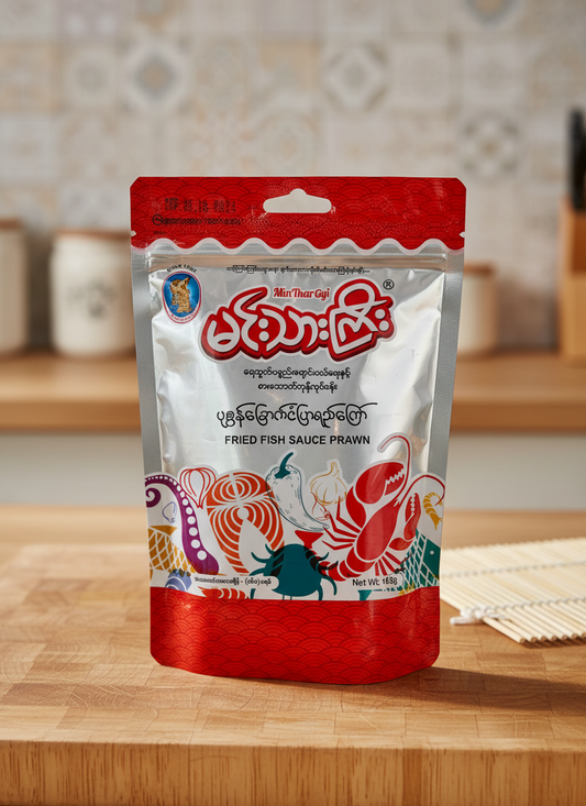 မင်းသားကြီး ပုဇွန်ခြောက်ငံပြာရည်ကြော်