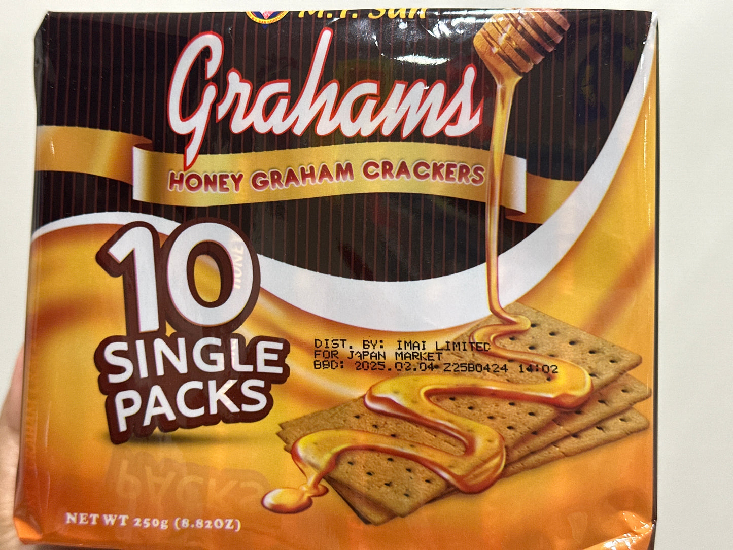 MYSan Honey Graham Crackers (250g)